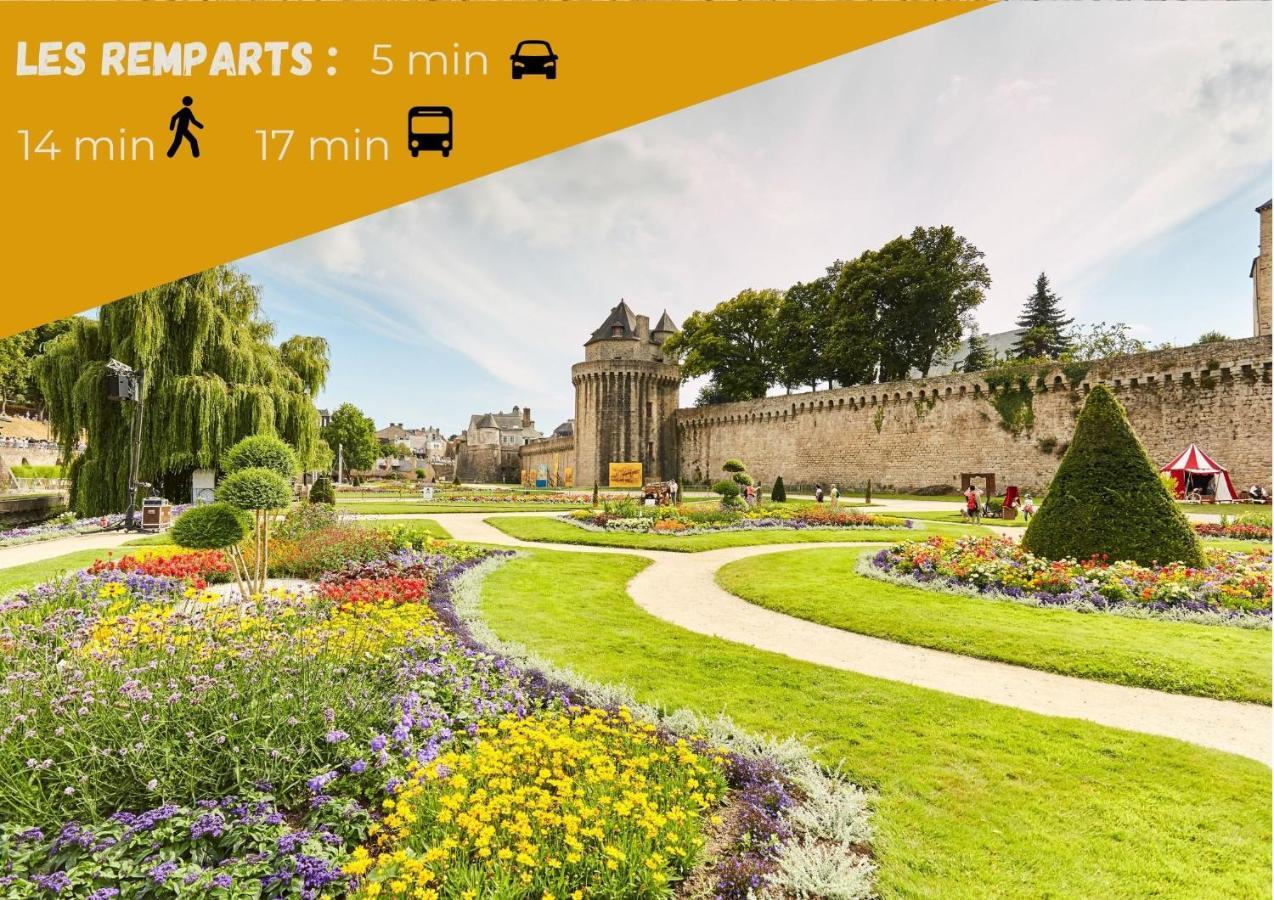 La Pause De Merimee - Jardin - Parking Vannes Exterior photo