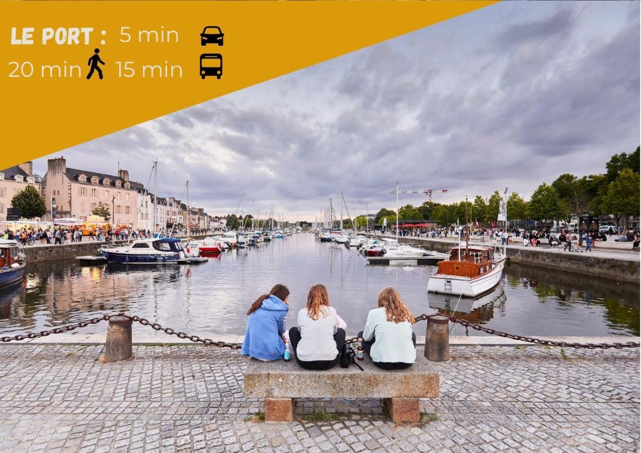 La Pause De Merimee - Jardin - Parking Vannes Exterior photo